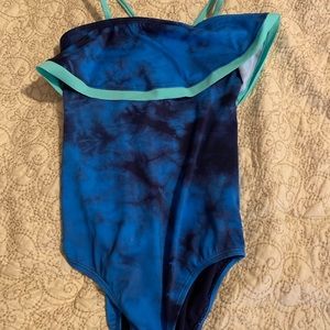 Girls NWT justice size 12 one piece bathing suit
